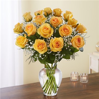 Rose Elegance&trade; Premium Long Stem Yellow Roses